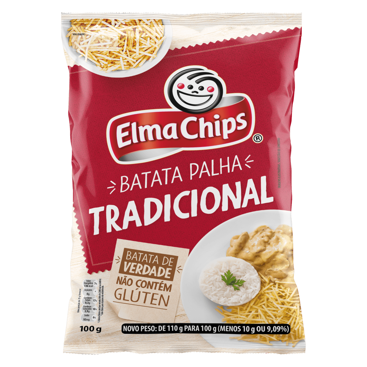 Batata Palha Tradicional Elma Chips